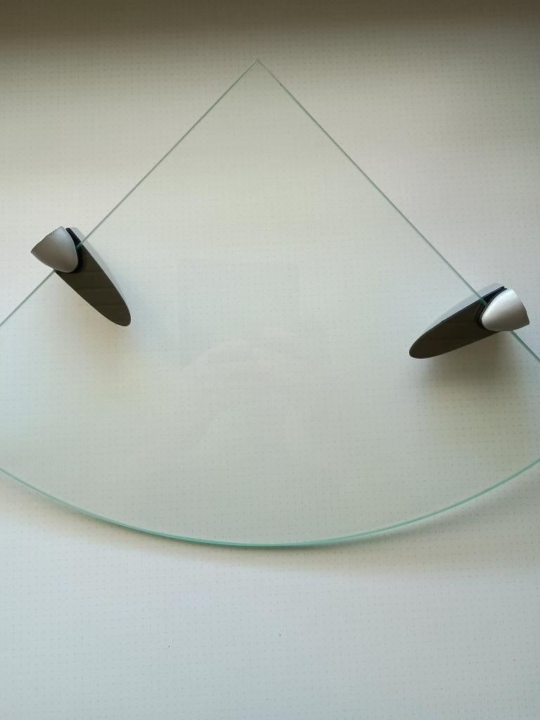 2x glazen planchet, Huis en Inrichting, Badkamer | Badtextiel en Accessoires, Zo goed als nieuw, Overige typen, Overige kleuren