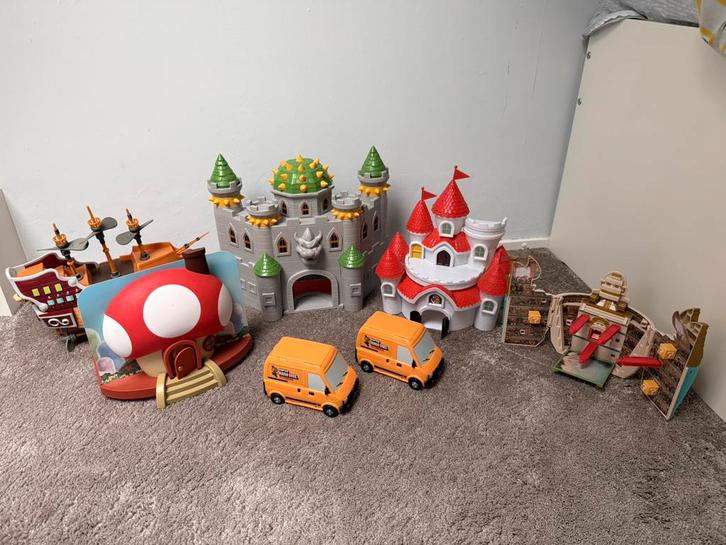 Mario Bros speelset, Kinderen en Baby's, Speelgoed | Overig, Zo goed als nieuw, Jongen of Meisje, Ophalen