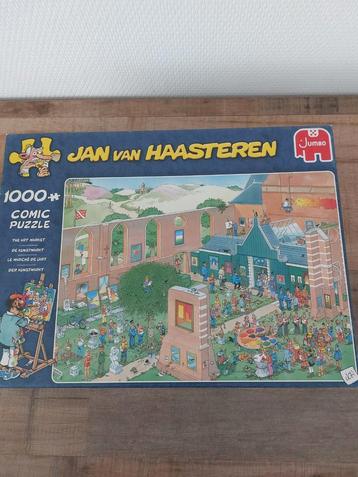 Jan van Haasteren Puzzel - De Kunstmarkt beschikbaar voor biedingen