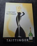 L'Instant Taittinger - Sexy vrouw door champagne glas, Verzenden, 1980 tot heden, Ongelopen, Overige thema's