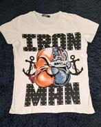 Popeye 'Iron Man' shirt, mt. S, Wit, Ophalen of Verzenden, Zo goed als nieuw, Scamm