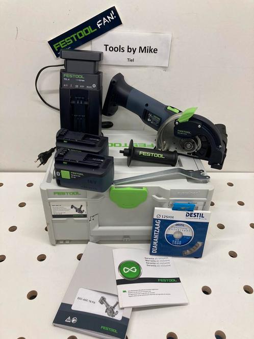 Nieuwe festool dsc-agc18 FH tegelsnijder, Doe-het-zelf en Verbouw, Gereedschap | Slijpmachines, Nieuw, Haakse handslijpmachine