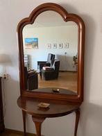 Spiegel met tafel. Kapstok eikenhout. Dekenkist eikenhout., Ophalen of Verzenden, Gebruikt, Rechthoekig, Minder dan 100 cm