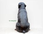 015* Bronzen Hond zittend (Boven €75 geen verzendkosten), Nieuw, Overige materialen, Ophalen of Verzenden, Dierenbeeld