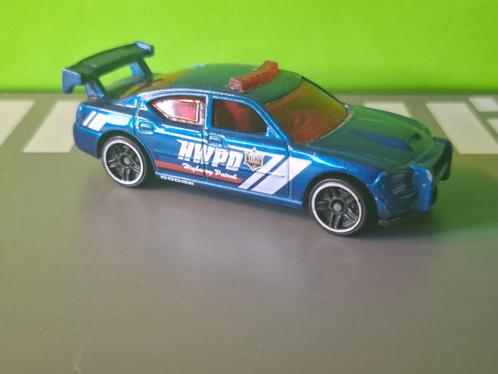 Hotwheels - Dodge Charger Drift Police [blauw] 1/64, Hobby en Vrije tijd, Modelauto's | Overige schalen, Gebruikt, Auto, Ophalen of Verzenden