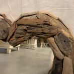 Hartjes spiegel – drijfhout driftwood - 60 cm -Bij TTM Wonen, Huis en Inrichting, Woonaccessoires | Spiegels, TTM Wonen, TTM Wonen