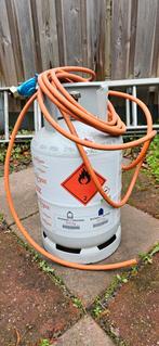 Gasfles met aansluiting, Ophalen, Gebruikt