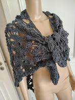 Gehaakte skull shawl , sjaal , wrap , doodshoofd, Verzenden, Nieuw, Maat 46/48 (XL) of groter, Sjaal