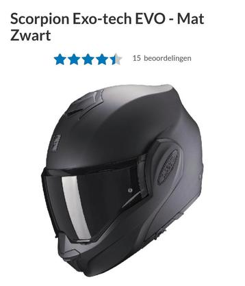 Scorpion Exo-Tech Evo Systeemhelm NIEUW beschikbaar voor biedingen