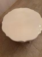 Mooie uniek witte  klassieke tafel., 100 tot 150 cm, Ophalen of Verzenden, Zo goed als nieuw, Kersenhout