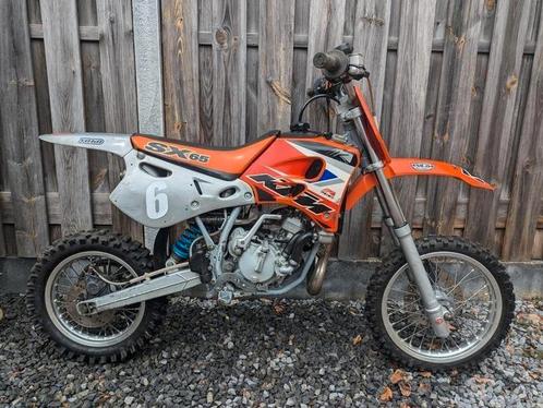 KTM 65 SX kindercrosser, 65cc tweetakt, tussen 50 en 85 in., Fietsen en Brommers, Brommers | Crossbrommers, Zo goed als nieuw