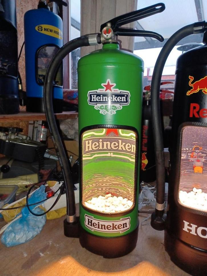 Biermerk lampen   biermerk bieropeners, Huis en Inrichting, Lampen | Tafellampen, Zo goed als nieuw, Minder dan 50 cm, Ophalen of Verzenden