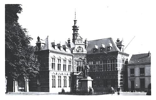 965056	Utrecht	Universiteit	Mooie oude kaart Onbeschreven, Verzamelen, Ansichtkaarten | Nederland, Ongelopen, Utrecht, Ophalen of Verzenden