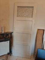 Paneeldeur jaren 30 (206 x 77), Doe-het-zelf en Verbouw, Deuren en Horren, Ophalen, Minder dan 80 cm, Binnendeur, Glas