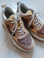 Sneakers met panterprint, Bruin, Ophalen of Verzenden, Sneakers of Gympen, Gedragen