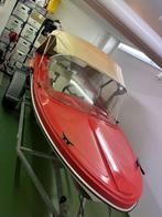 Leuk vintage speedbootje met motor en trailer, Watersport en Boten, Platbodems, Polyester, Gebruikt, Tot 6 meter, Ophalen of Verzenden