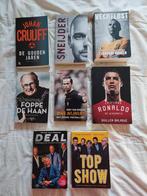 8 VOETBALBOEKEN - Biografieën van Topvoetballers, Ophalen of Verzenden, Gelezen, Diverse, Balsport