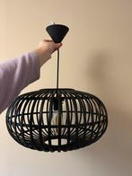 Hang Lamp Rotan zwart, Huis en Inrichting, Lampen | Hanglampen, Ophalen, Overige materialen, Zo goed als nieuw, Romantische, klassiek, bohemian, ibiza