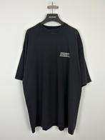 Balenciaga Masking Tape T-Shirt Zwart Oversized Maat M L XL, Maat 48/50 (M), Zwart, Nieuw, Ophalen of Verzenden