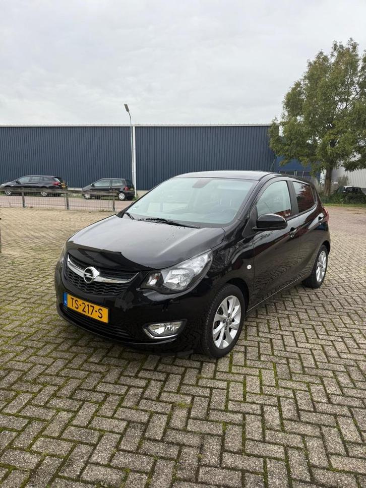 Opel Karl Innovation 2018-Zwart Leder-Stuur&stoel verwarming, Auto's, Opel, Particulier, Karl, Airbags, Airconditioning, Android Auto