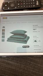Nieuw ikea blauw/groen dekbedovertrek Nattjamin 240x 220, Huis en Inrichting, Ophalen, Blauw, Dekbedovertrek, Tweepersoons