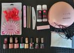 Pink Gellac Set met Lamp en Kleuren, mag ook los, Ophalen of Verzenden, Zo goed als nieuw, Toebehoren, Handen en Nagels