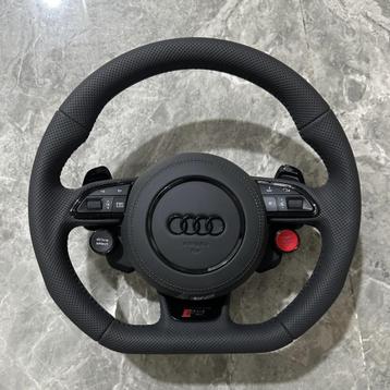 Audi stuur leer vlak compleet start stop upgrade S RS beschikbaar voor biedingen