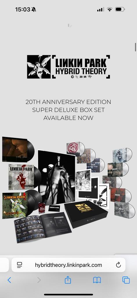 Linkin Park Hybrid Theory 20th aniversary edition - NIEUW, Verzamelen, Muziek, Artiesten en Beroemdheden, Nieuw, Ophalen of Verzenden