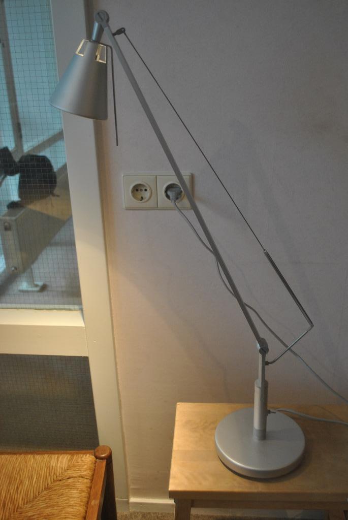 Bureaulamp, Ikea Husvik, Huis en Inrichting, Lampen | Tafellampen, Gebruikt, 50 tot 75 cm, Metaal, Ophalen of Verzenden