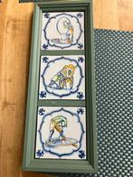Delftse tegelw drieluik, Antiek en Kunst, Antiek | Wandborden en Tegels, Ophalen of Verzenden