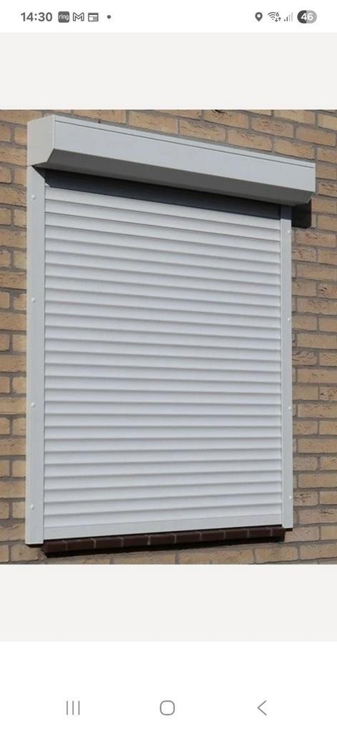 Te koop nieuwe rolluik antraciet met somfy motor, Doe-het-zelf en Verbouw, Rolluiken, Nieuw, 100 tot 150 cm, Minder dan 100 cm