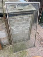 2x Aluminium Raam - 1340x730mm, Ophalen, Gevelraam of Ruit, Gebruikt, Minder dan 80 cm