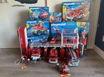Playmobil Brandweer 9462-9463-9464-9465-9466-9467-9468+extra, Ophalen of Verzenden, Zo goed als nieuw, Complete set
