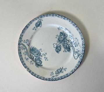 Antiek Royat U & C Sarreguemines ontbijtbordje 1918 beschikbaar voor biedingen