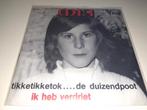 7" Mia : Tikketikketok... de Duizendpoot, Cd's en Dvd's, Vinyl | Nederlandstalig, Verzenden, Zo goed als nieuw, Overige formaten