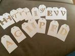 Riviera maison cadeau letter labels nieuw!, Huis en Inrichting, Ophalen of Verzenden, Zo goed als nieuw