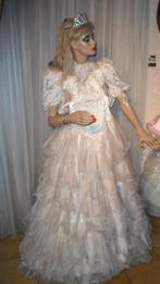 bruidsjurk zalmkleurig, Ophalen of Verzenden, Zo goed als nieuw, Jongen of Meisje