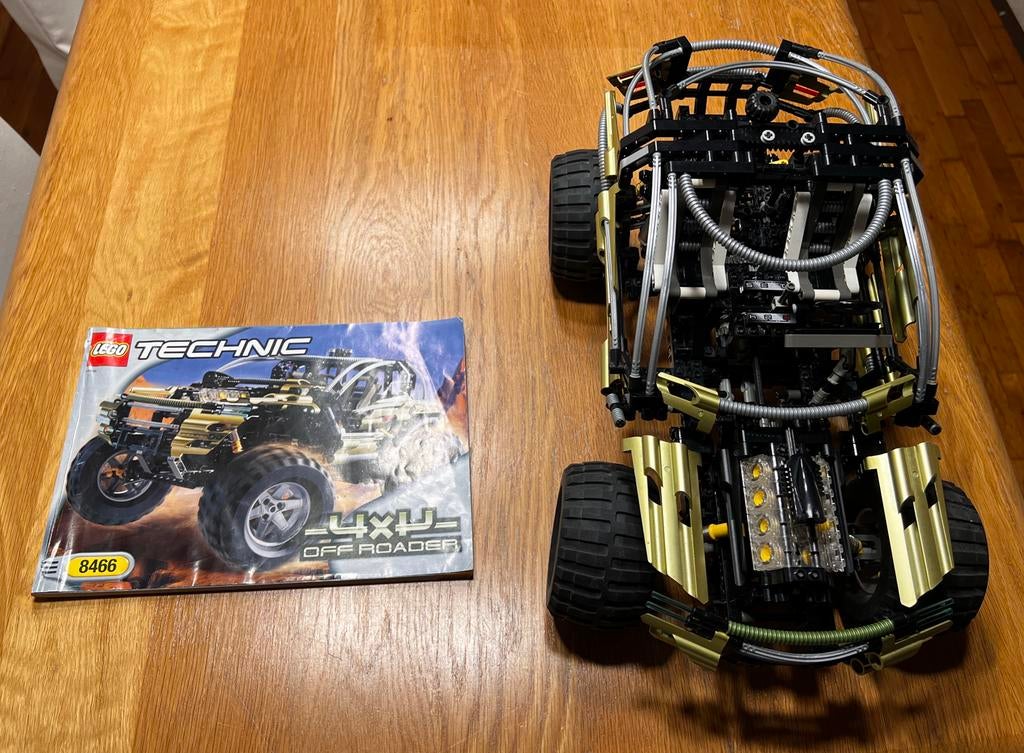 Lego 8466 4X4 Off Roader - Compleet - Gebruikt & Instructies, Ophalen, Gebruikt, Complete set, Lego