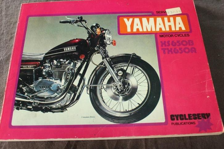 Yamaha XS650B TX650A motorcycle service manual XS650, Motoren, Handleidingen en Instructieboekjes, Yamaha, Ophalen of Verzenden