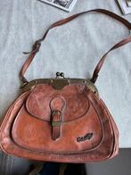 leren tas, Ophalen of Verzenden, Gebruikt, Bruin, Handtas