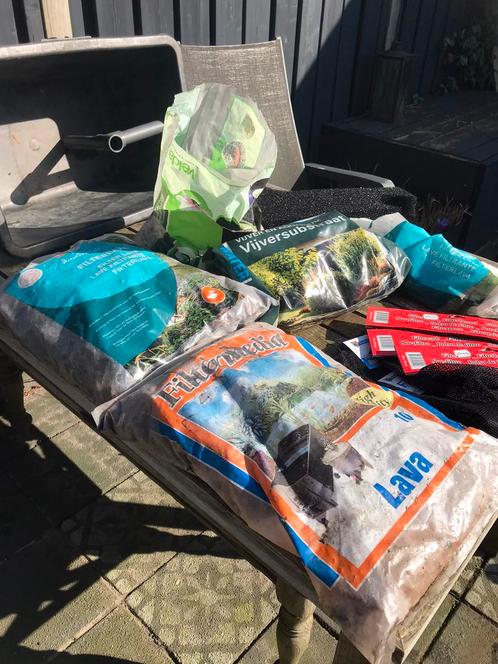 Heel veel filter materialen vijver, Tuin en Terras, Vijver-toebehoren, Nieuw, Vijverfilter, Ophalen