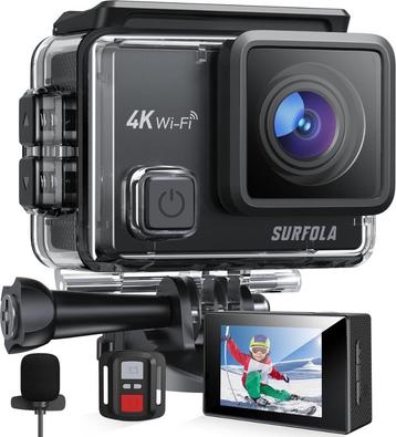 Surfola SF230, Action Camera 4K WiFi 30FPS 20MP Waterdicht beschikbaar voor biedingen