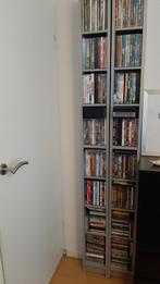 2 cd/ dvd rekken met inhoud., Huis en Inrichting, Woonaccessoires | Cd- en Dvd-rekken, Ophalen, Cd's of Dvd's