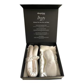 Beautyset Heatless curls, oogmasker & kussensloop beschikbaar voor biedingen