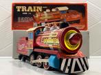 Vintage blikken speelgoed trein  friction + originele doos, Antiek en Kunst, Verzenden