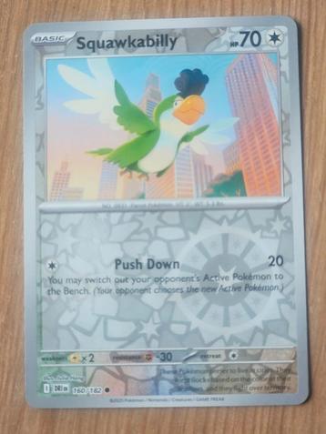 Pokémon kaart - Destined Rivals - Squawkabilly 160 reverse beschikbaar voor biedingen