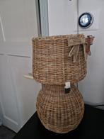 Riviera maison rattan lamp, Huis en Inrichting, Lampen | Tafellampen, Ophalen of Verzenden, Zo goed als nieuw, Minder dan 50 cm