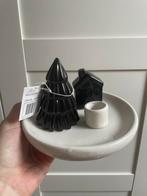 Kandelaar - Kerstboom-Huisje - Zwart - HouseVitamin, Zwart, Nieuw, Ophalen of Verzenden, Metaal