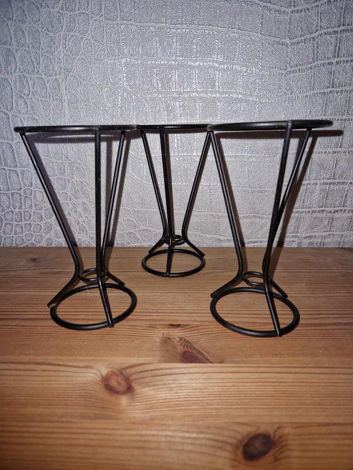 3 friet/patat/zak houders leuk gemaakt zijn van metaal, Huis en Inrichting, Keuken | Keukenbenodigdheden, Zo goed als nieuw, Ophalen of Verzenden