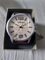 Timberland herenhorloge - NIEUW!, Sieraden, Tassen en Uiterlijk, Horloges | Heren, Overige merken, Leer, Staal, Nieuw